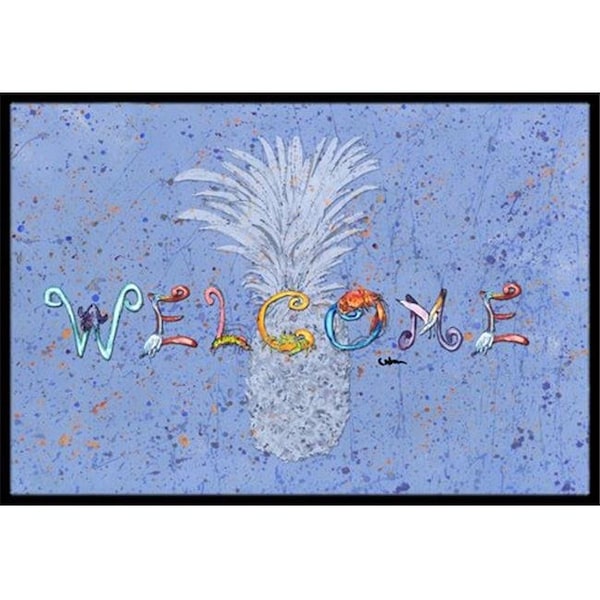 Carolines Treasures 8563-JMAT Pineapple Indoor Or Outdoor Doormat; 24 x 36 in. 8563-JMAT - main